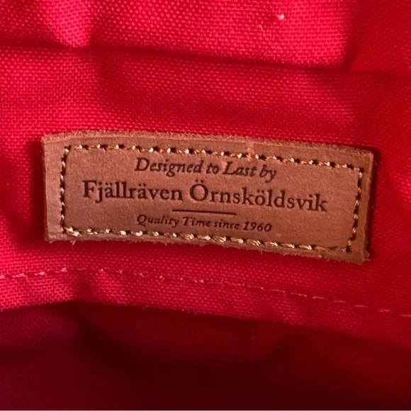 Fjallraven Red Backpack - Picture 13 of 16